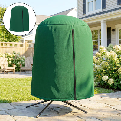 Outsunny 190 x Φ128cm Hanging Egg Chair Furniture Cover - Green 