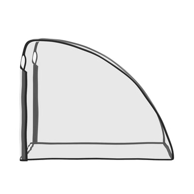 HOMCOM Baby Bike Trailer Cover, Anti Dust Rain Snow, Cold Wind, 76 x 61 x 61 cm 