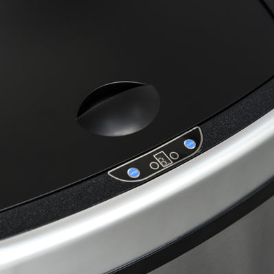 HOMCOM Stainless Steel Kitchen Sensor Dustbin Automatic Touchless Rubbish Garbage Waste Bin 48L Silver 