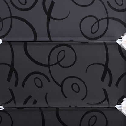 HOMCOM 16 Cube Shoe Rack, 2 x 8 Tier Shoe Storage Cabinet, Modular Plastic Shelves for Bedroom, Living Room and Entryway, Space Saving Footwear Organizer, 32 Pairs, White and Black 