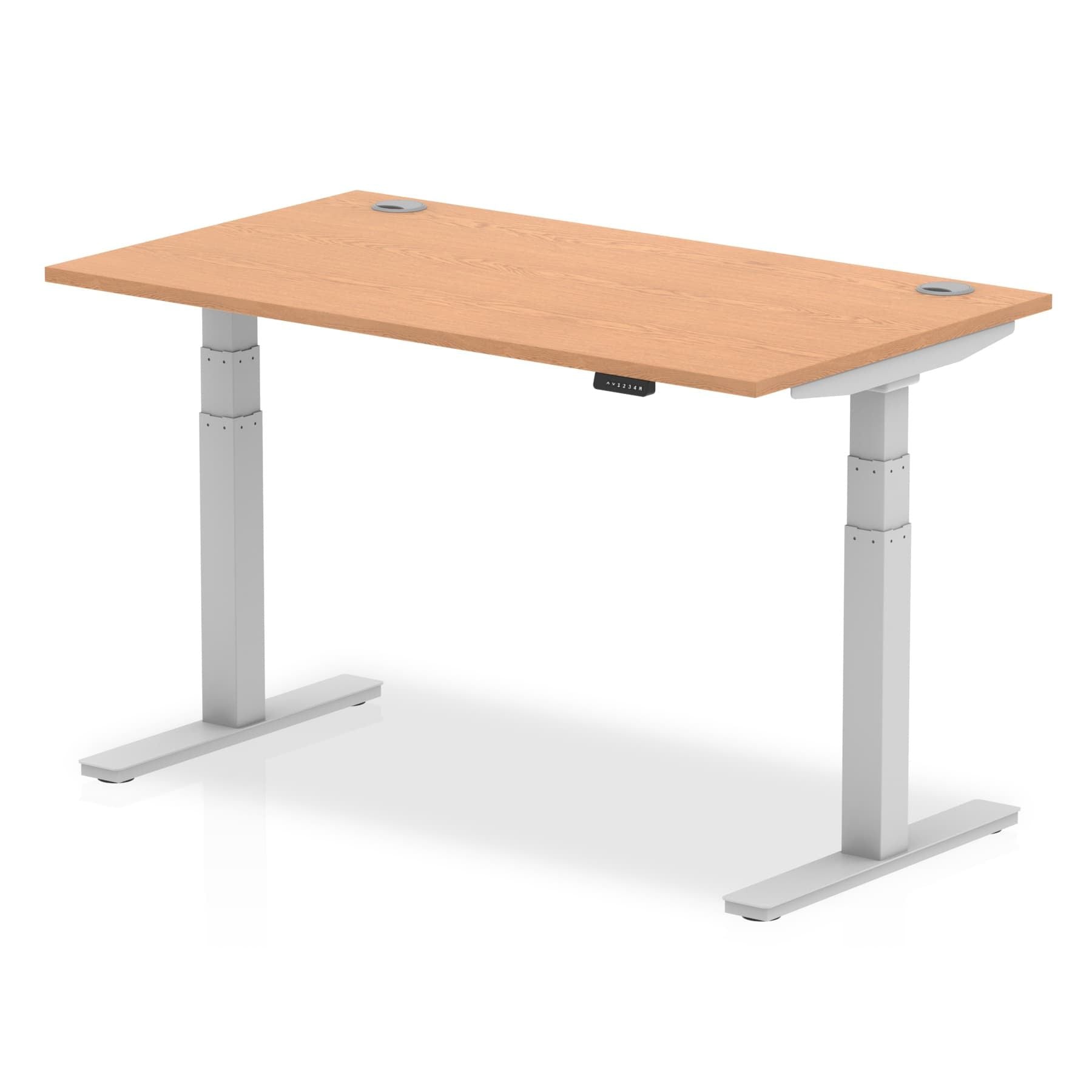 Air Height Adjustable Desk With Cable Ports