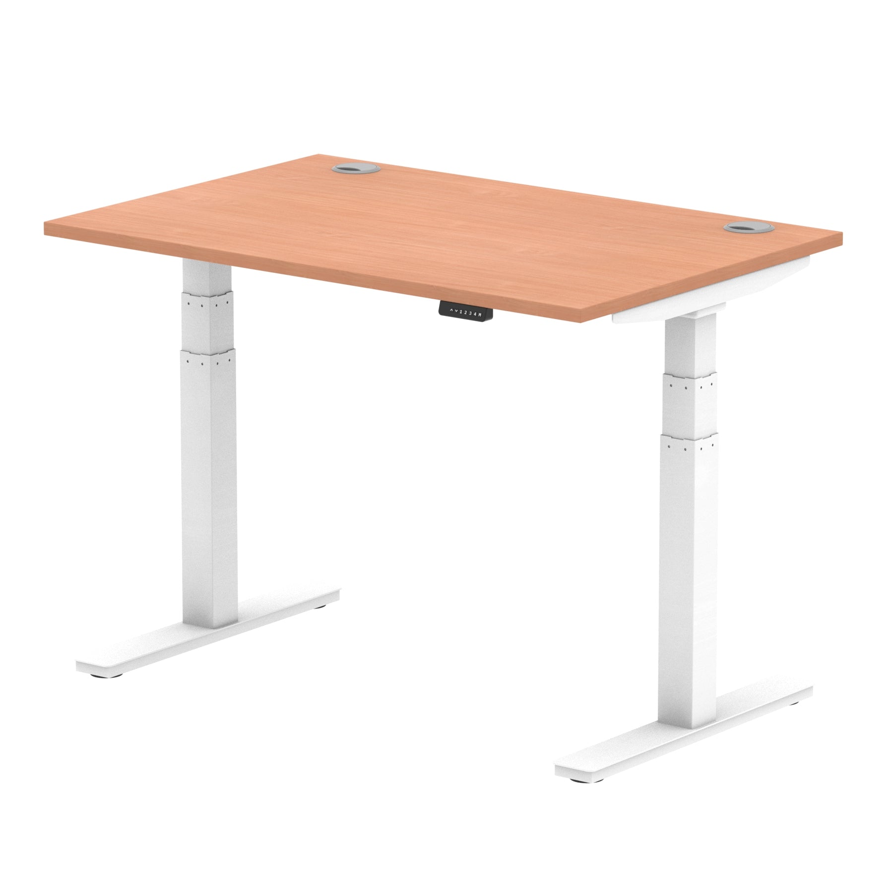 Air Height Adjustable Desk With Cable Ports