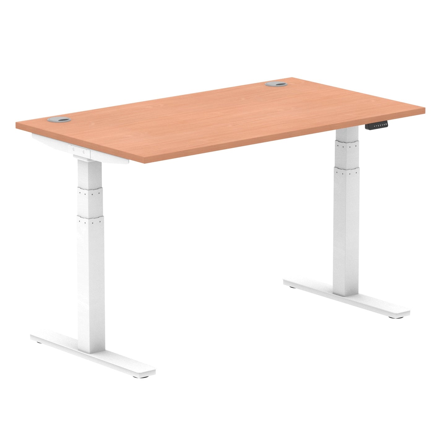 Air Height Adjustable Desk With Cable Ports