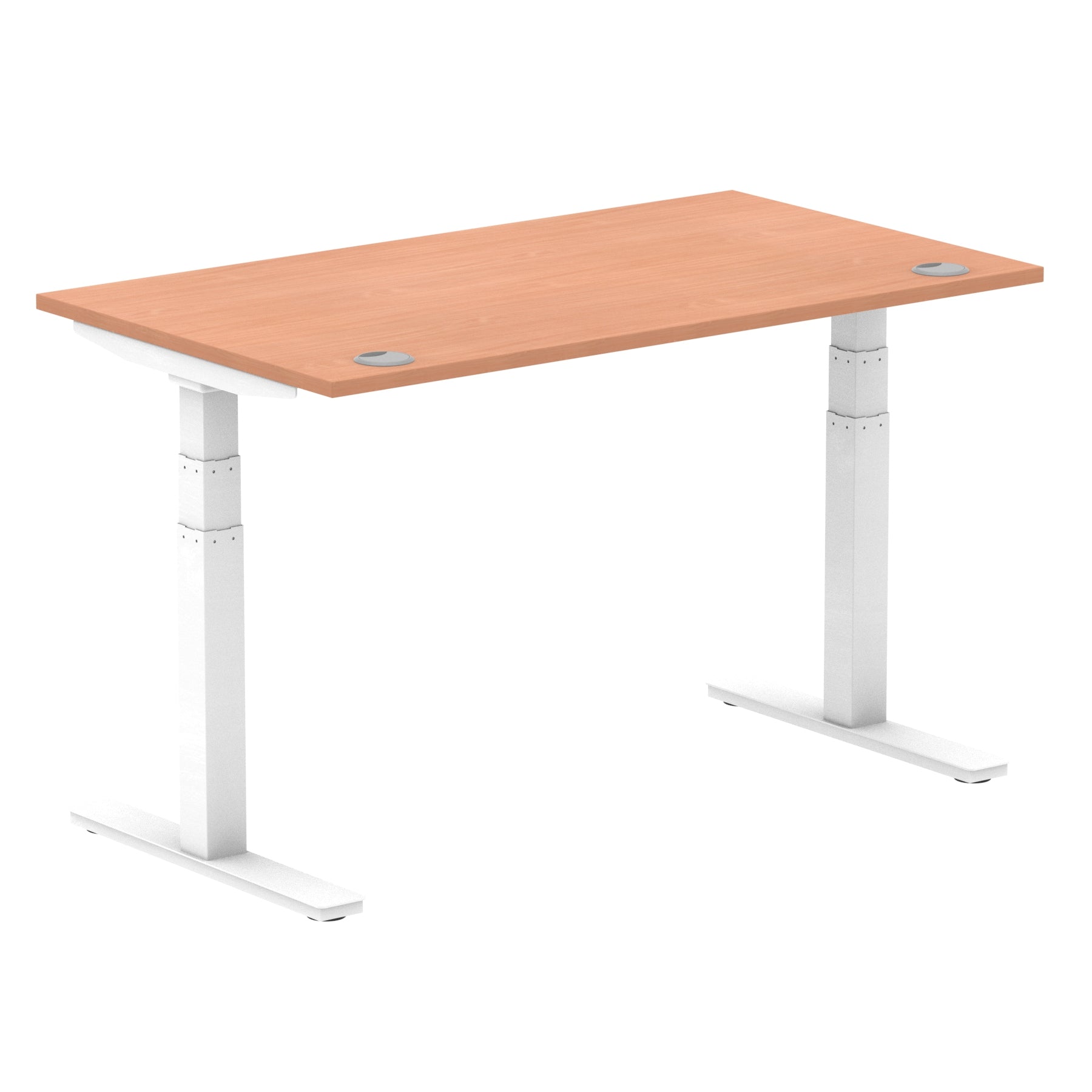 Air Height Adjustable Desk With Cable Ports