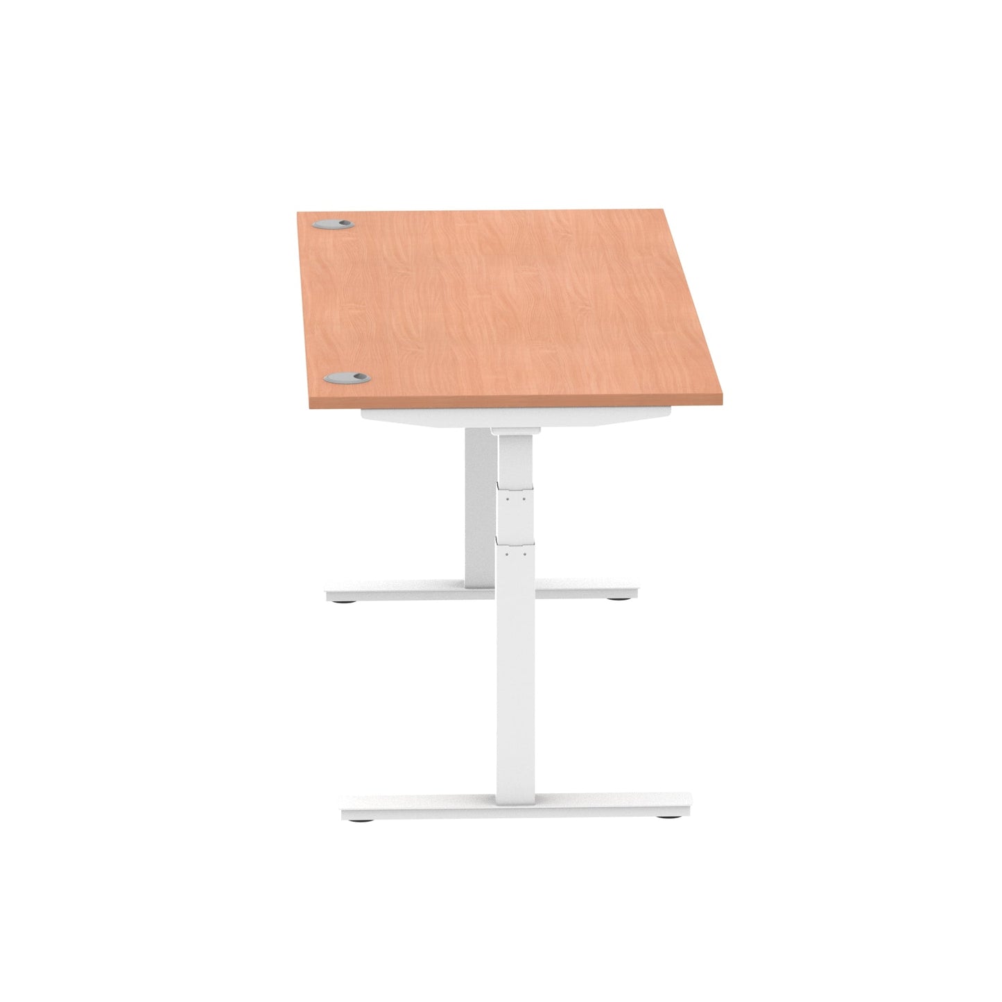 Air Height Adjustable Desk With Cable Ports