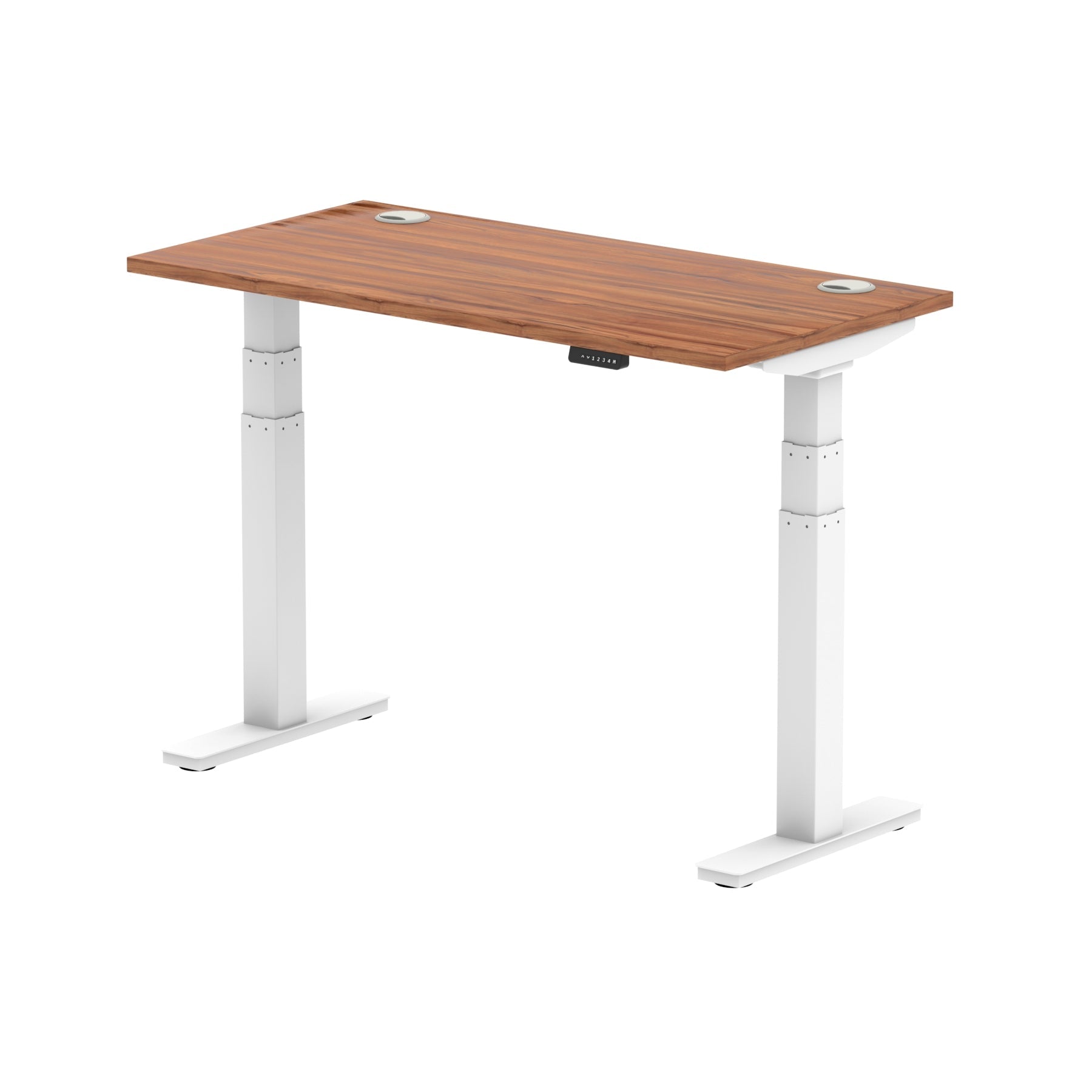 Air Height Adjustable Slimline Desk With Cable Ports