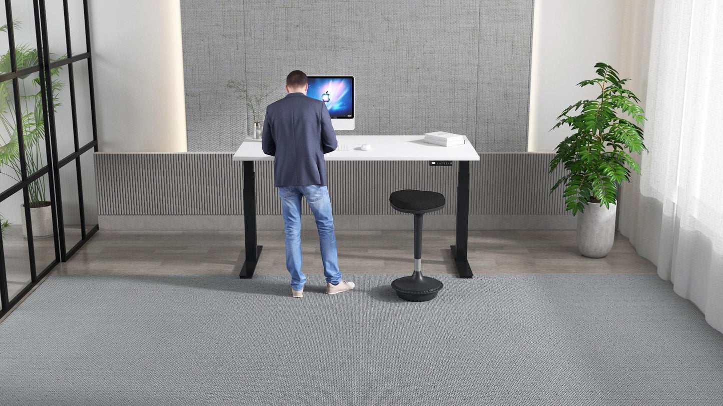 Air Height Adjustable Desk without Cable Ports