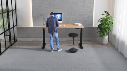 Air Height Adjustable Desk without Cable Ports