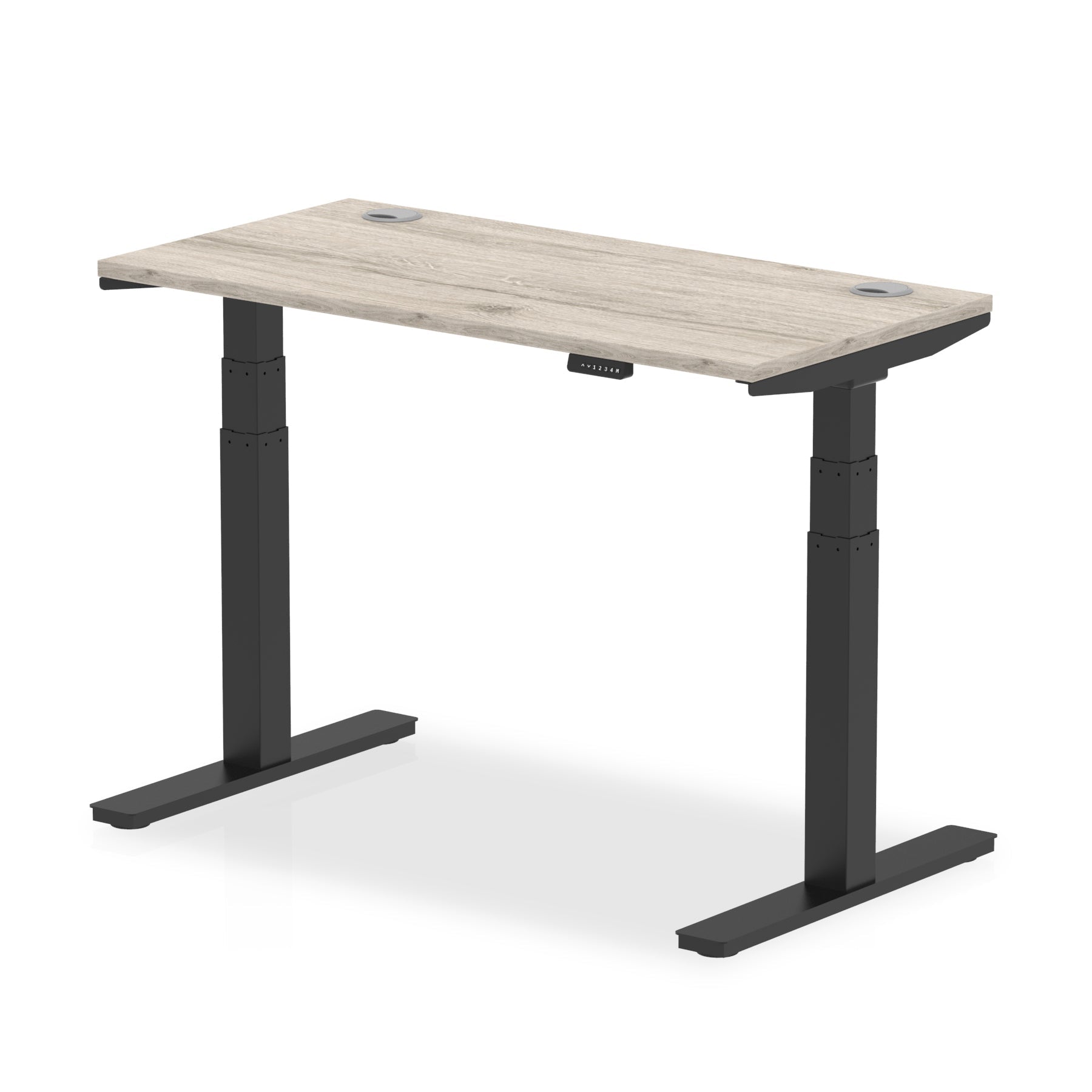 Air Height Adjustable Slimline Desk With Cable Ports