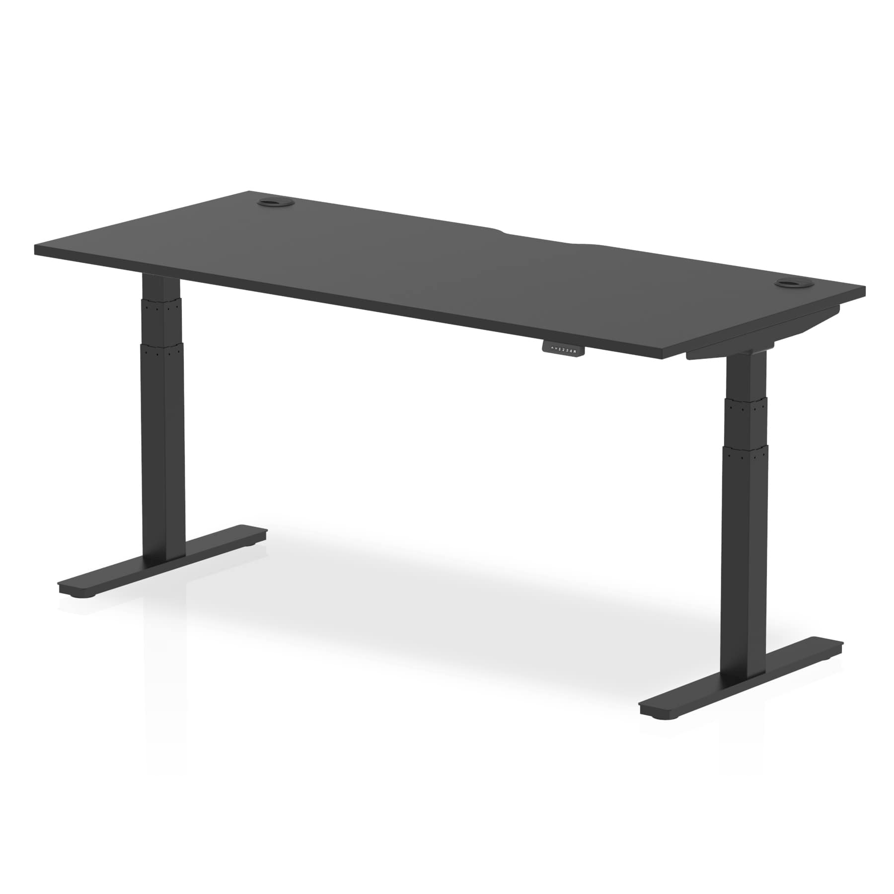 Air Height Adjustable Black Series Desk with Cable Ports