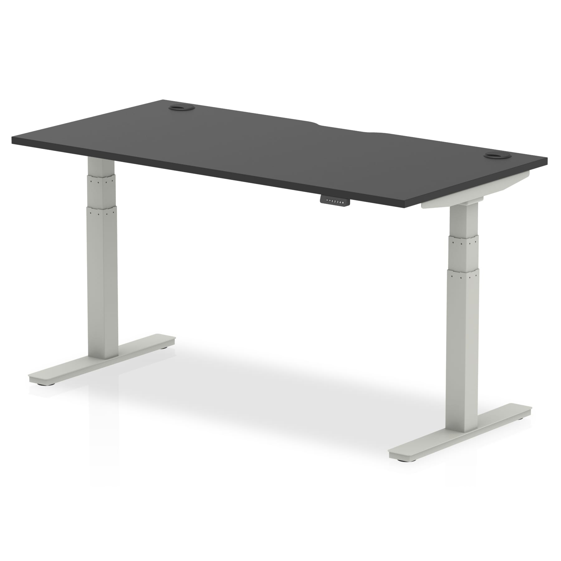 Air Height Adjustable Black Series Desk with Cable Ports