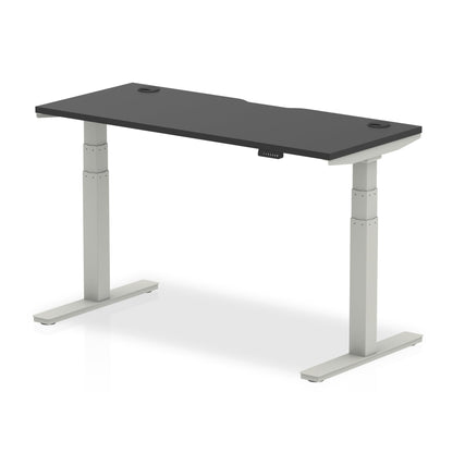 Air Height Adjustable Black Series Slimline Desk with Cable Ports