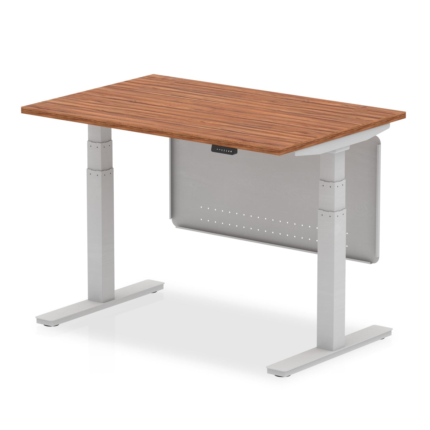 Air Height Adjustable Desk without Cable Ports with Steel Modesty Panel