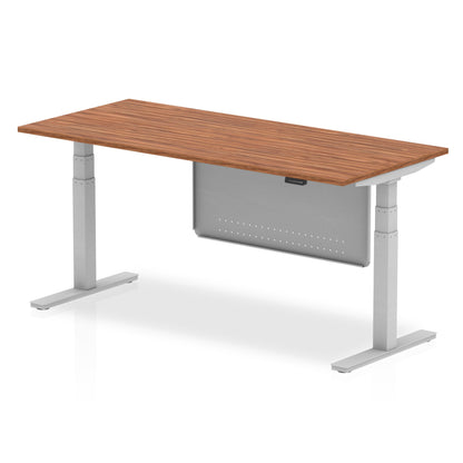 Air Height Adjustable Desk without Cable Ports with Steel Modesty Panel