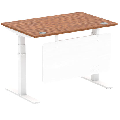 Air Height Adjustable Desk without Cable Ports with Steel Modesty Panel