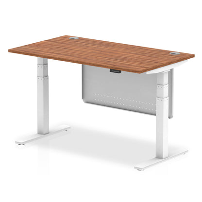 Air Height Adjustable Desk without Cable Ports with Steel Modesty Panel