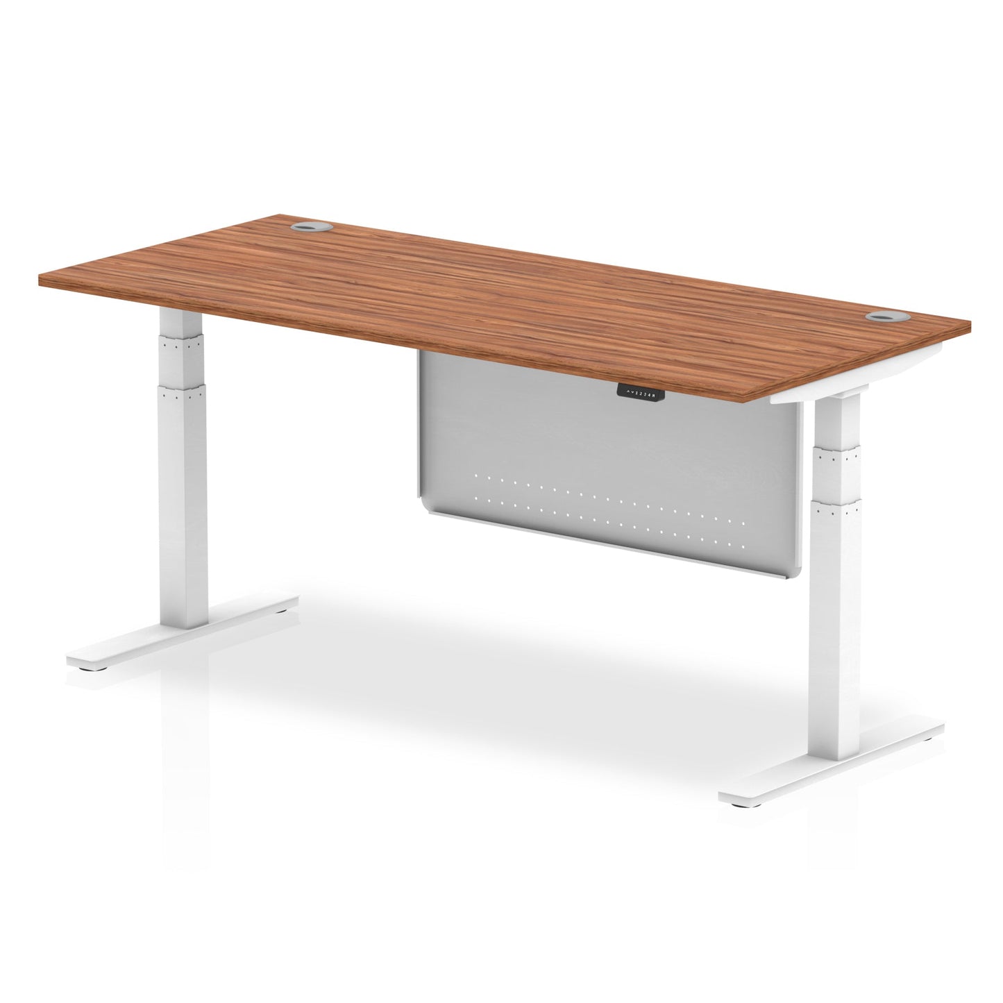 Air Height Adjustable Desk without Cable Ports with Steel Modesty Panel