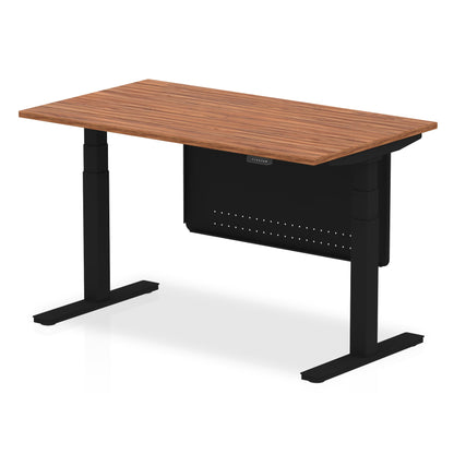 Air Height Adjustable Desk without Cable Ports with Steel Modesty Panel