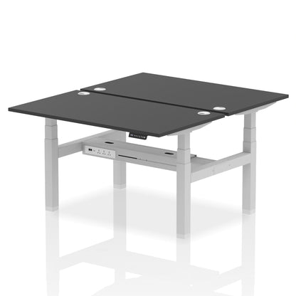 Air Back-to-Back Height Adjustable Bench Desk - 2 Person