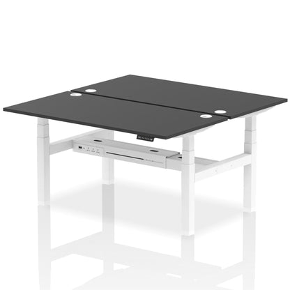 Air Back-to-Back Height Adjustable Bench Desk - 2 Person