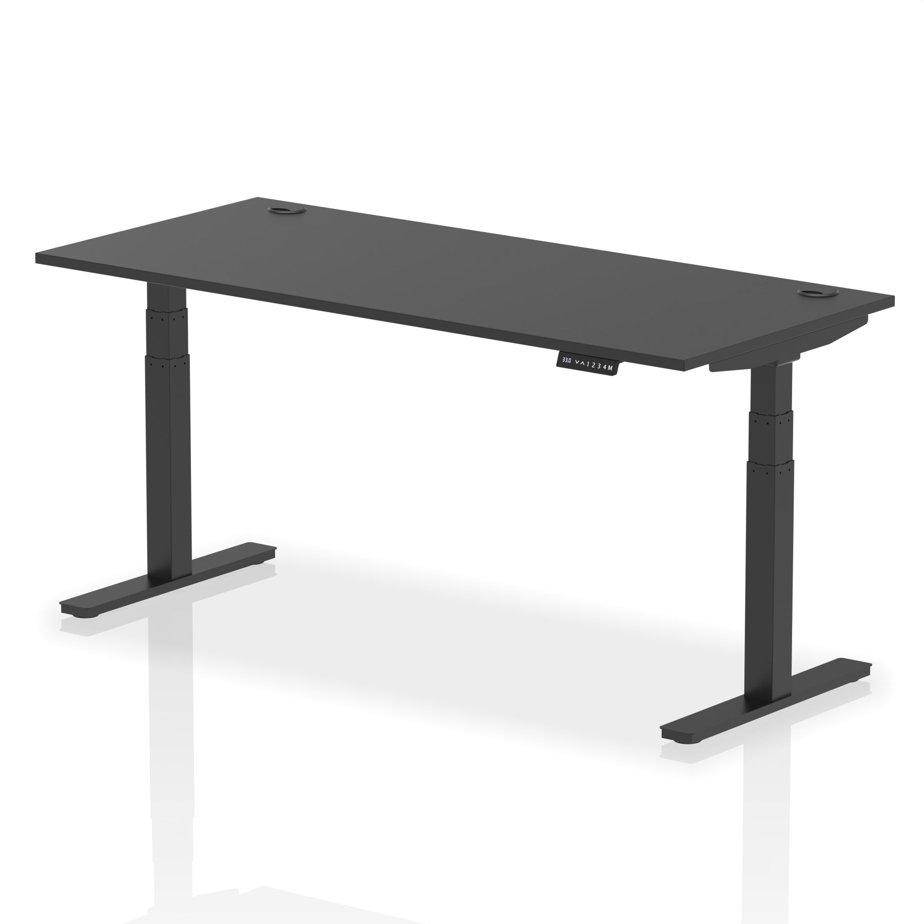 Air Height Adjustable Desk With Cable Ports