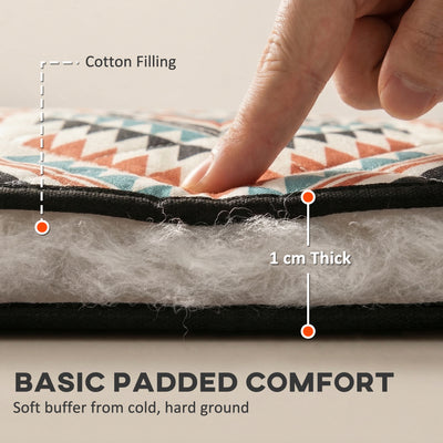 Outsunny Picnic Blanket, 300x200CM Large Beach Blanket Outdoor Picnic Mat with Integrated Strap for Camping, Mix-Colour 