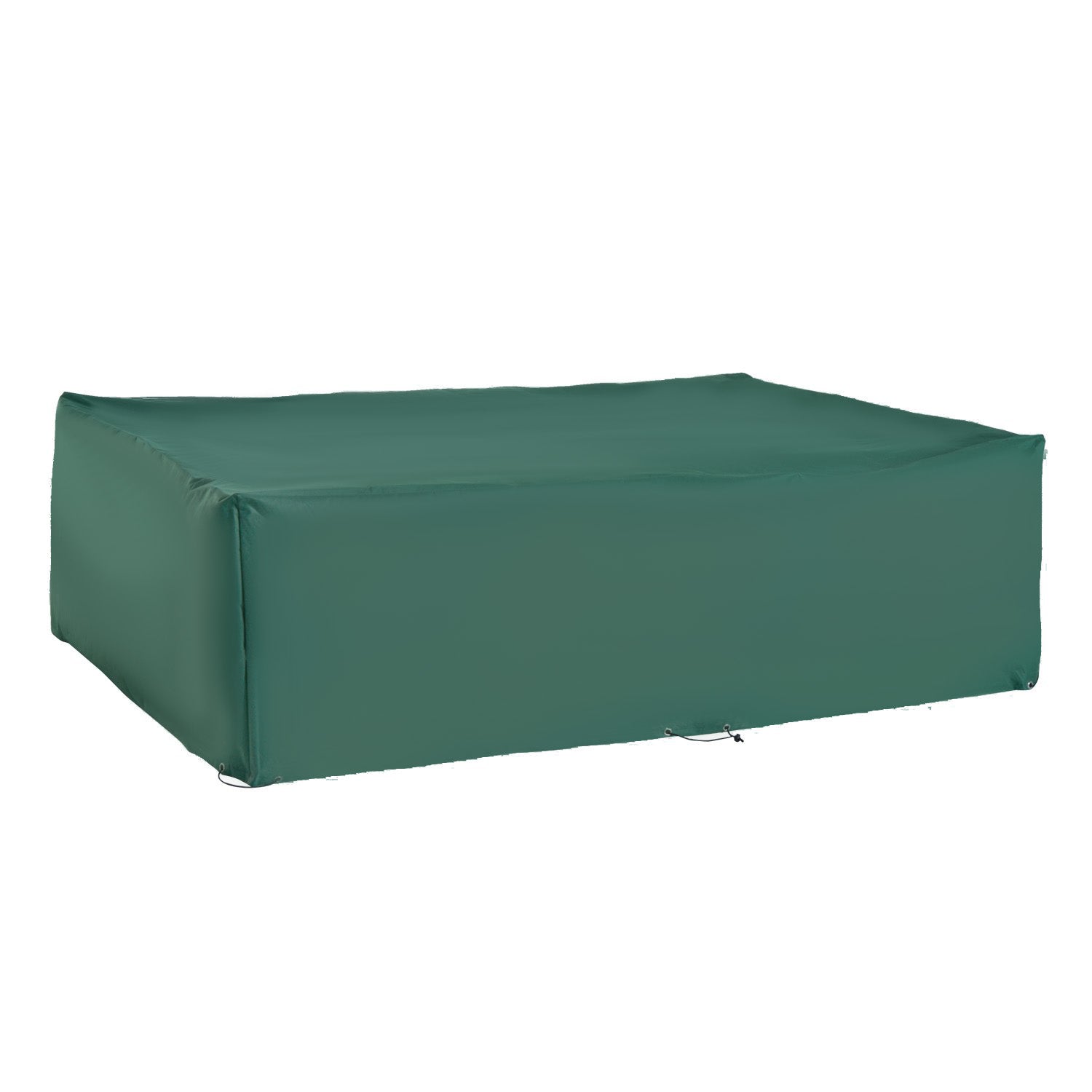Outsunny Garden Furniture Cover, Oxford Fabric Outdoor Rectangular Rattan Furniture Cover with PE Coating, Waterproof, Windproof, Anti-UV, 222 x 155 x 67cm, Green 