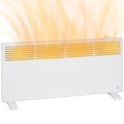 HOMCOM 2000W Convector Heater - White 