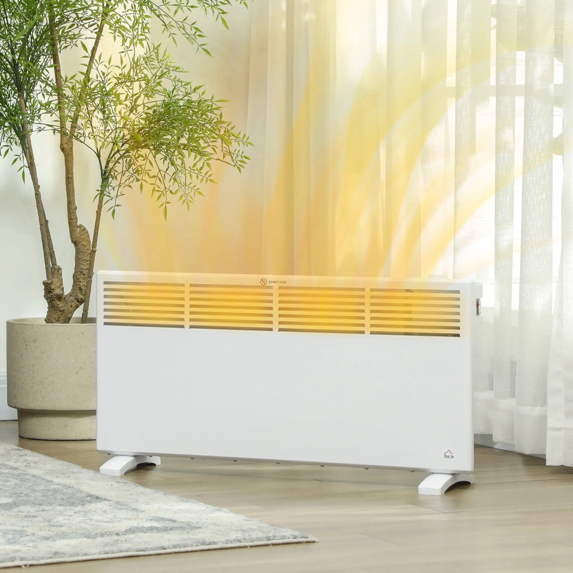 HOMCOM 2000W Convector Heater - White 