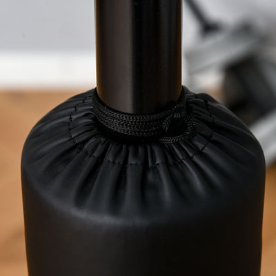 HOMCOM 3-in-1 Boxing Punching Bag, Freestanding with 2 Speed Bals, 360° Reflex Bar, 160-230cm Adjustable Height, Black 