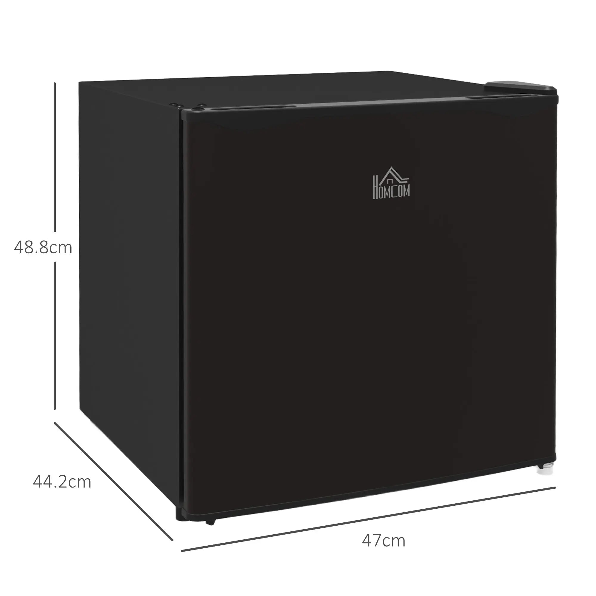 HOMCOM 35L Mini Freezer, -24℃ to -14℃ Temperature - Black 