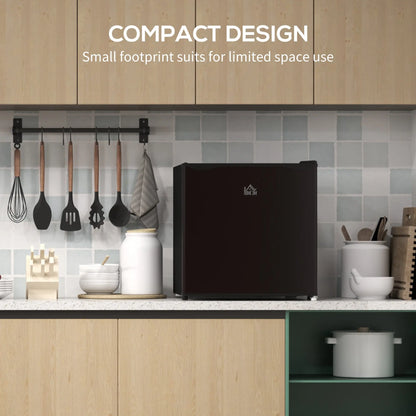 HOMCOM 35L Mini Freezer, -24℃ to -14℃ Temperature - Black 