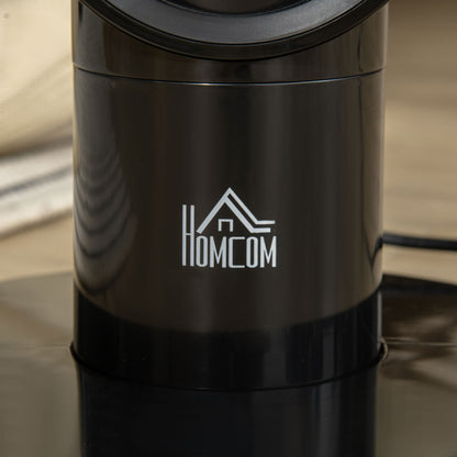 HOMCOM 39" Anion Freestanding Tower Fan Cooling for Bedroom with Oscillating, 3 Speeds, 3 Modes, 12h Timer, LED Sensor Panel, Remote Controller, 60W, Black 