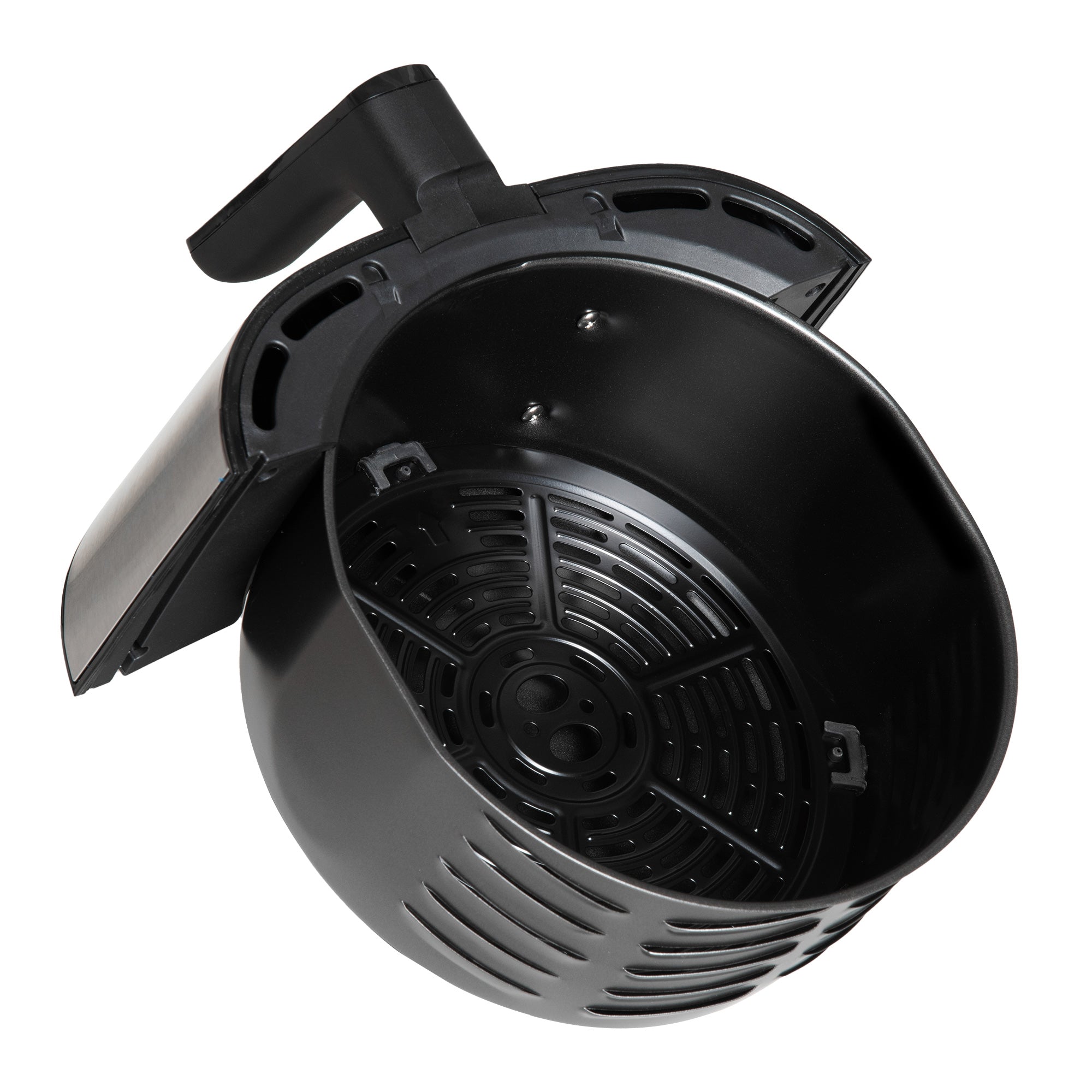 HOMCOM 4.5L Air Fryer, 8-in-1 Digital Air Fryer Oven with Rapid Air Circulation, Temp Control & Timer, Non-stick Basket, Oil-Free Cook, 1500W, Black 