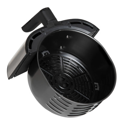 HOMCOM 4.5L Air Fryer, 8-in-1 Digital Air Fryer Oven with Rapid Air Circulation, Temp Control & Timer, Non-stick Basket, Oil-Free Cook, 1500W, Black 