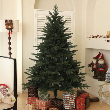 HOMCOM 6ft Artificial Spruce Christmas Tree - Green 