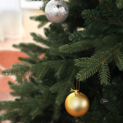 HOMCOM 6ft Artificial Spruce Christmas Tree - Green 