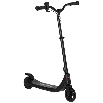 HOMCOM Electric Scooter, 120W Motor E-Scooter, Adjustable Height, Rear Brake for Ages 6+ Years - Black 