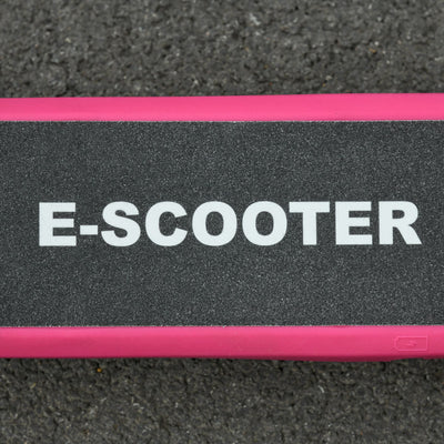 HOMCOM Electric Scooter, 120W Motor E-Scooter, Adjustable Height, Rear Brake for Ages 6+ Years - Pink 