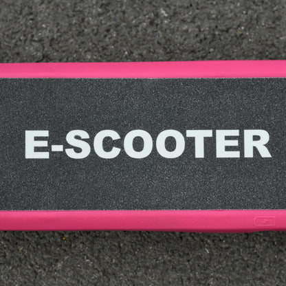 HOMCOM Electric Scooter, 120W Motor E-Scooter, Adjustable Height, Rear Brake for Ages 6+ Years - Pink 