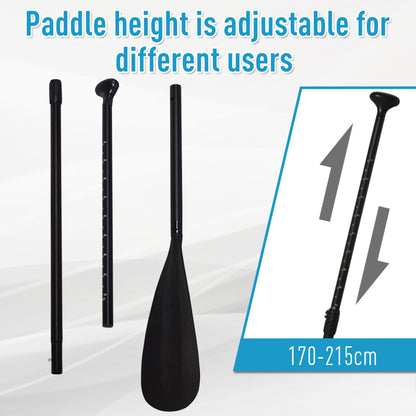 HOMCOM Inflatable Stand Up Paddle Board, 10' x 30" x 4", Non-Slip SUP, with ISUP Accessories, Hand Pump, 1 Fin, Adj Paddle, Backpack for Youth Adult Beginners/Experts 