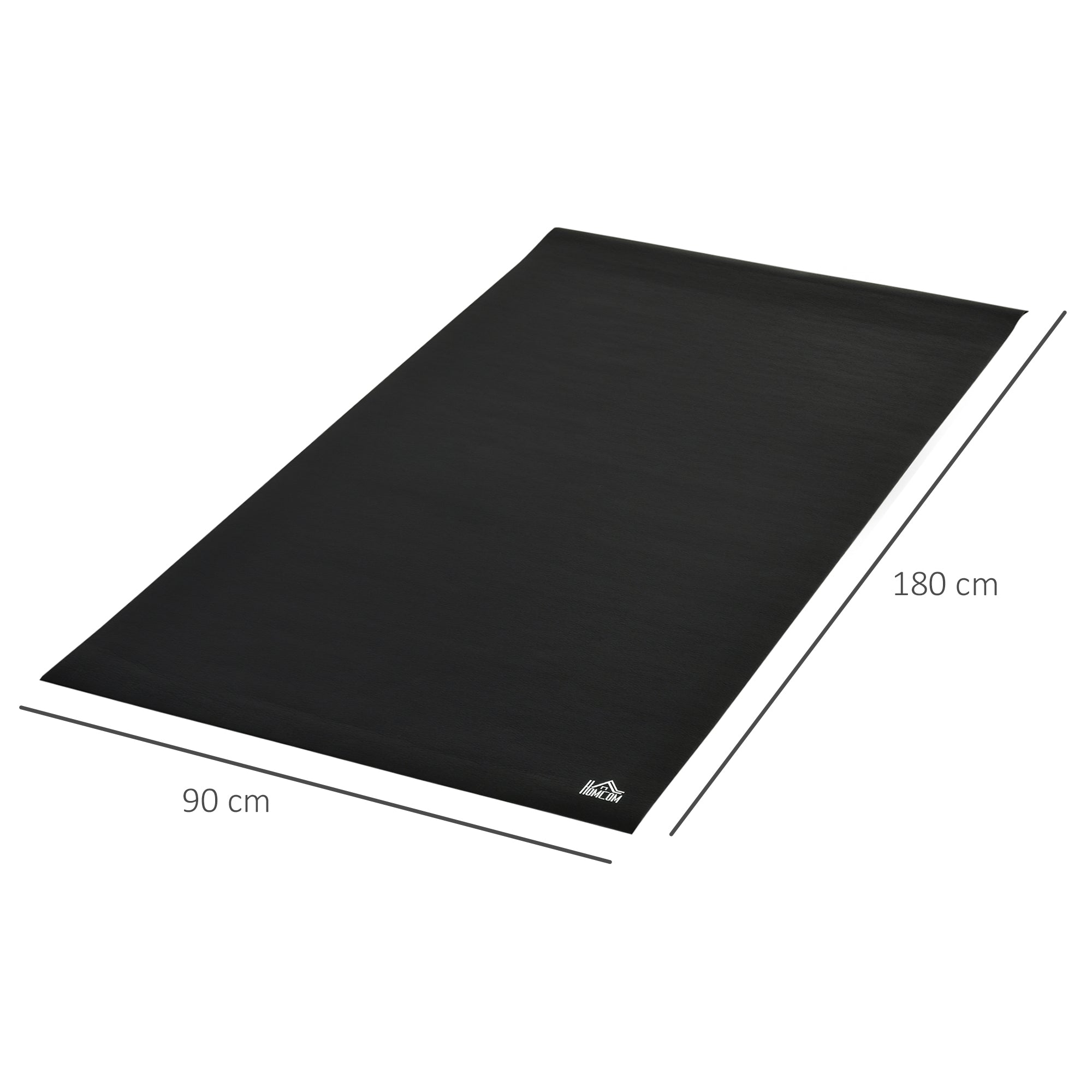 HOMCOM Multi-purpose Exercise Equipment Protection Mat Non-slip Floor Protector Gym Fitness Workout Training Mat 180 x 90cm 