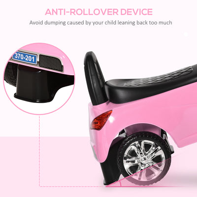 HOMCOM Ride on Car Baby Toddler Walker Foot to Floor Sliding Car Slider Pink 