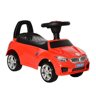 HOMCOM Ride on Car Baby Toddler Walker Foot to Floor Sliding Car Slider Red 