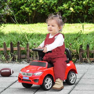 HOMCOM Ride on Car Baby Toddler Walker Foot to Floor Sliding Car Slider Red 
