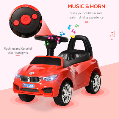 HOMCOM Ride on Car Baby Toddler Walker Foot to Floor Sliding Car Slider Red 