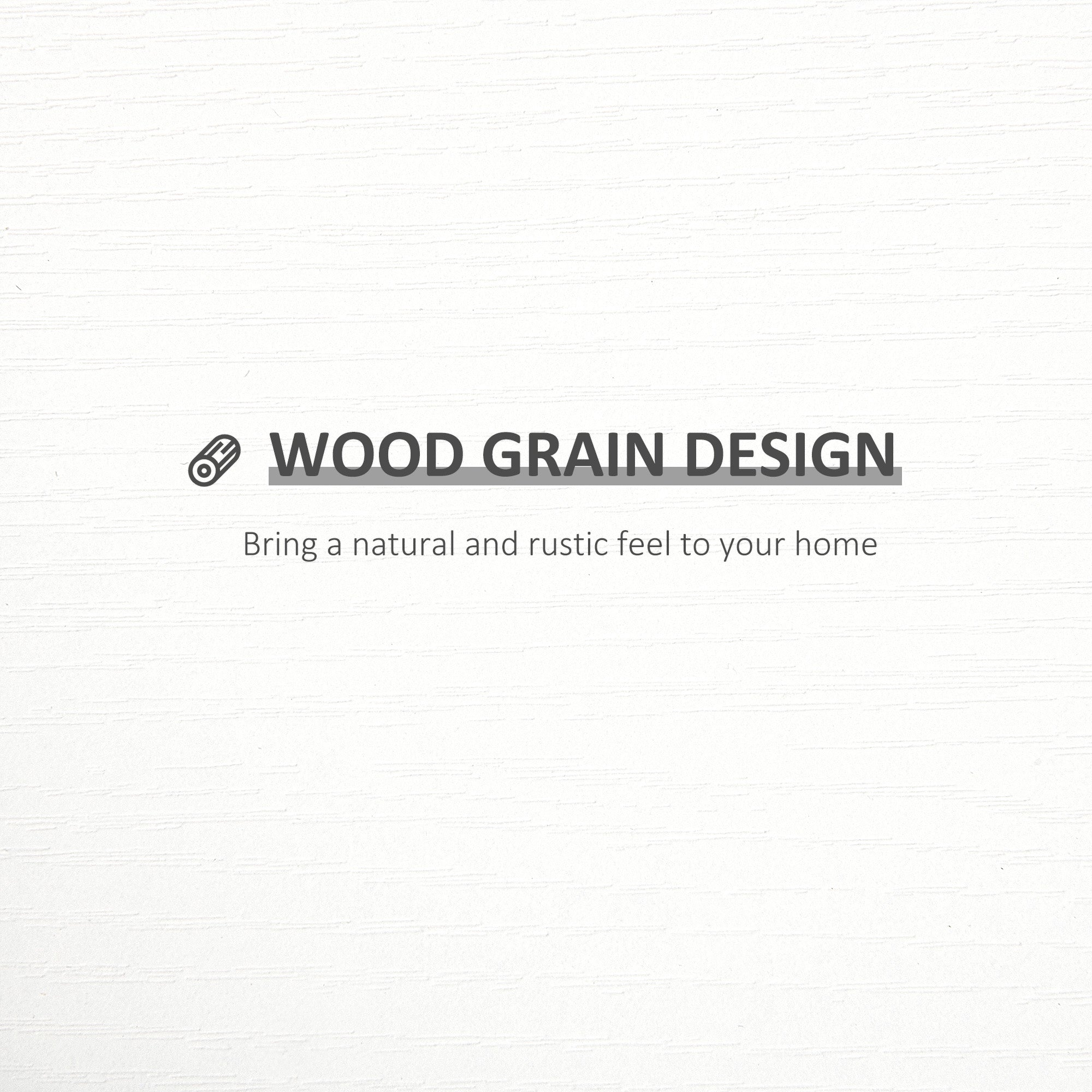 HOMCOM Set of 3 Wooden U-Shaped Floating Shelves Set Wall Mounted Hanging Bookshelf CD DVD Storage Display for Bedroom Living Room Kitchen, White 