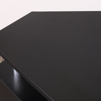 HOMCOM TV Unit Cabinet for TVs up to 55 Inches with Storage Shelves and Cupboard, Entertainment Centre for Living Room, Black 