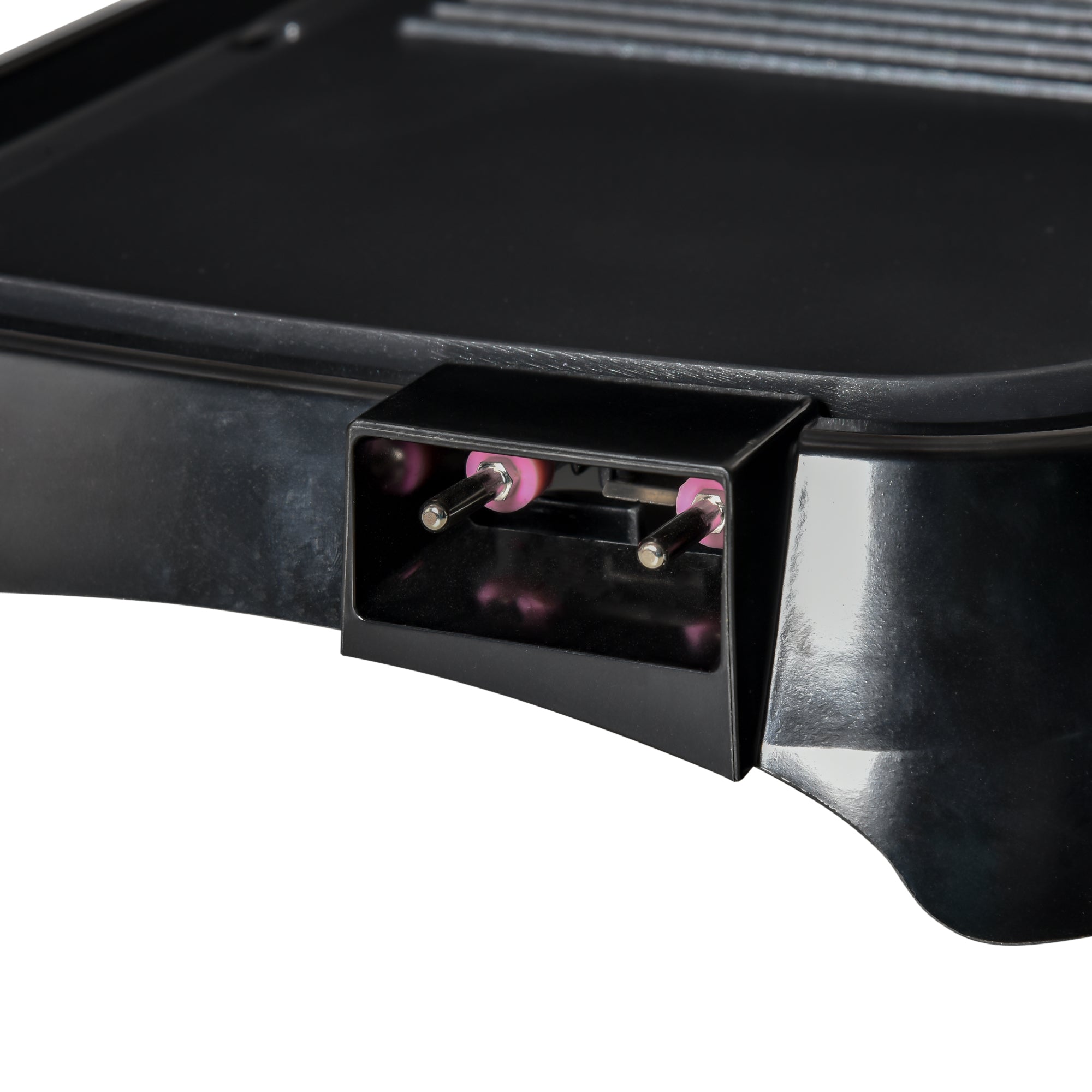 HOMCOM Teppanyaki Grill, 1600W Non Stick Table Top Grill, Barbecue Hot Plate with Adjustable Temperature and Drip Tray 