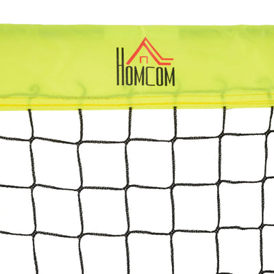 HOMCOM Two Football Goal Nets, Foldable Outdoor Sport Training Equipment, for Teens, Adults, with Carrying Bag, Yellow 